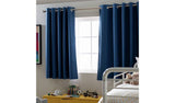Argos Home Kids Blackout Eyelet Curtains - Blue -168x228cm