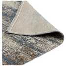 Habitat Distressed Abstract Blue Flatweave Rug - 120x170cm