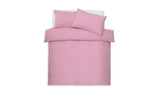 Habitat Polycotton Pink Duvet Cover Set King Size