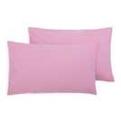 Habitat pink polycotton pillowcases pair, size 50x75cm, UK version