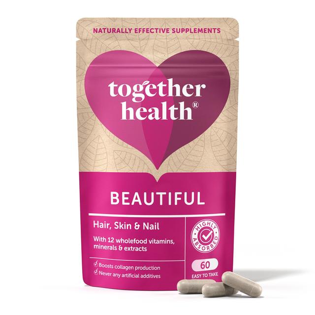 Together Beautiful Hair Skin & Nail Daily Capsules 60 per pack GOODS M&S