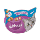 Whiskas Temptations Adult Cat Treat Biscuits with Salmon 60g GOODS M&S
