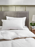 Duck feather and down firm pillows 2 pack, imported from the UK
