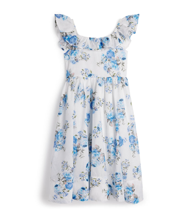 Petite Amalie floral ruffle dress girls 4-16, imported from the UK