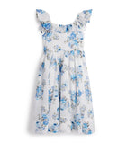 Petite Amalie floral ruffle dress girls 4-16, imported from the UK