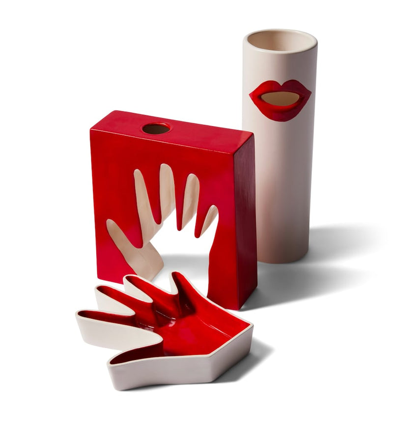 Cassina Impronta Bocca ceramic vase - British product