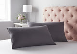 Silentnight Supersoft Standard Pillowcase Pair - Charcoal