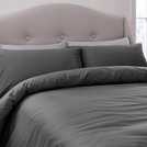 Silentnight Supersoft Standard Pillowcase Pair - Charcoal