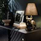 Argos Home French Bulldog table lamp - British product