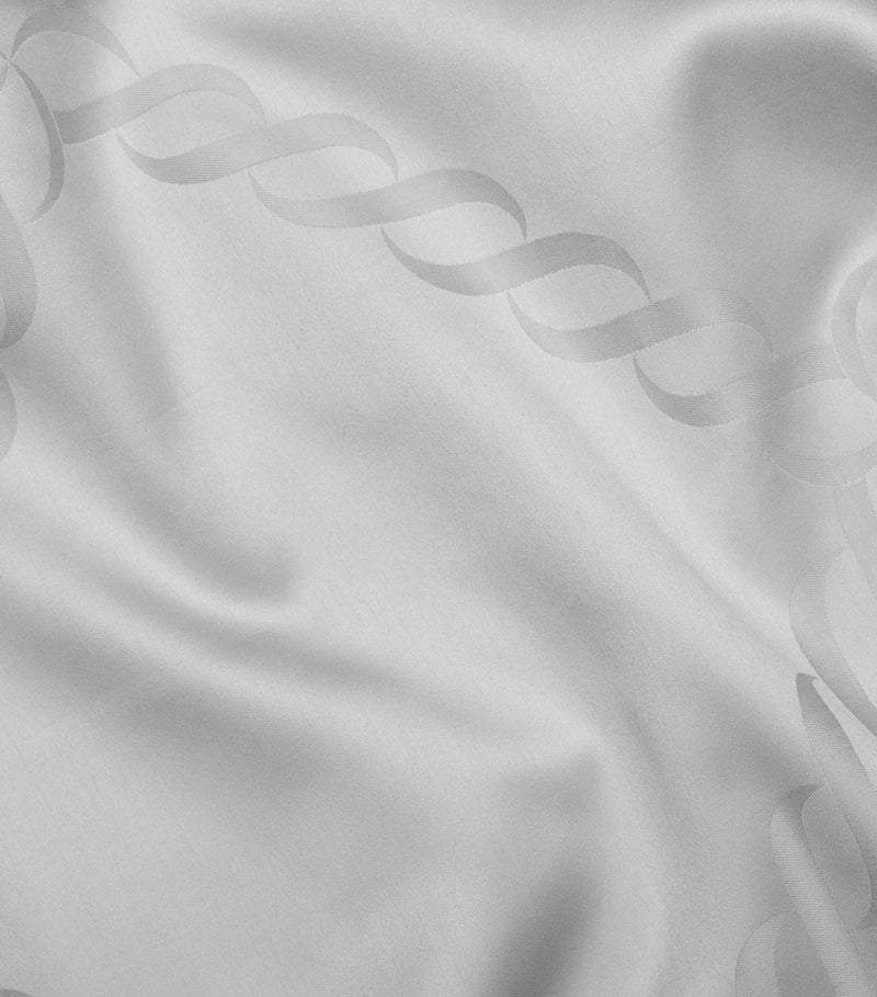 Super King Fitted Sheet 180cm x 200cm with Egyptian Cotton and Braid Motif