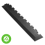 Klikflor RX500 7mm Recycled Garage Floor Corner Ramp in Black or Graphite (90 x 585 x 7mm)