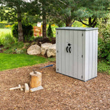 Lifetime Vertical Storage Shed with Shelving 1,510 Litre, UK version