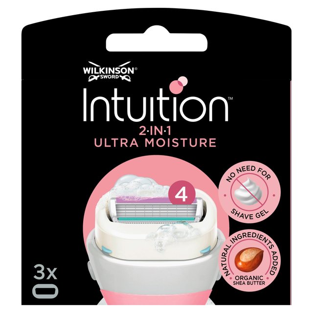 Wilkinson Sword Intuition Ultra Moisture Women's Razor Blades 3 per pack GOODS M&S