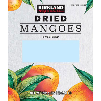 Kirkland Signature Dried Mango Dried Fruit Snack 992g