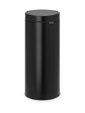 Brabantia Matt Black New 30L Touch Bin