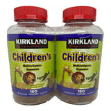Kirkland Signature Children's Gummies Orange Flavour Multi Vitamin Gummies 2 x 160 Count