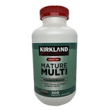 Kirkland Signature Mature Multi Vitamins 50+ 500 count, UK version