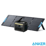 Anker C800X Plus Portable Power Station 768Wh with 200W Solix Foldable Solar Panel Backup Power Kit