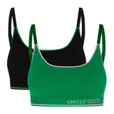 United Colors of Benetton Seamless Bra 2 Pack (British brand)