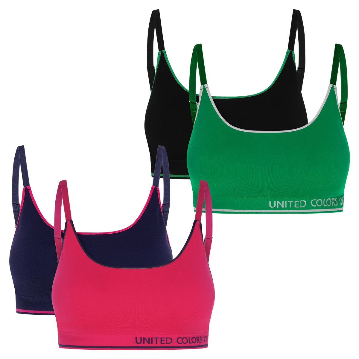 United Colours of Benetton Seamless Bra, 2 Pack GOODS Costco UK