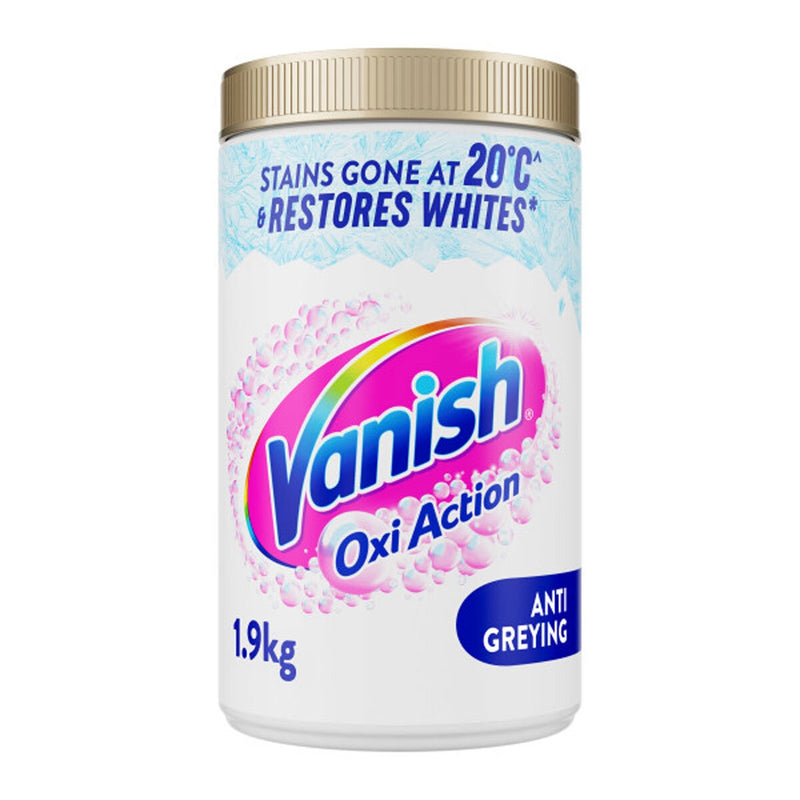 Vanish Gold Oxi Action Powder Crystal White 1.9kg (British brand)