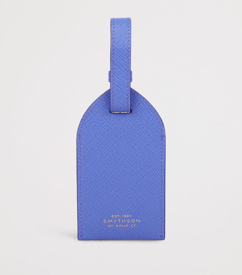 Smythson calfskin Panama luggage tag (British brand)