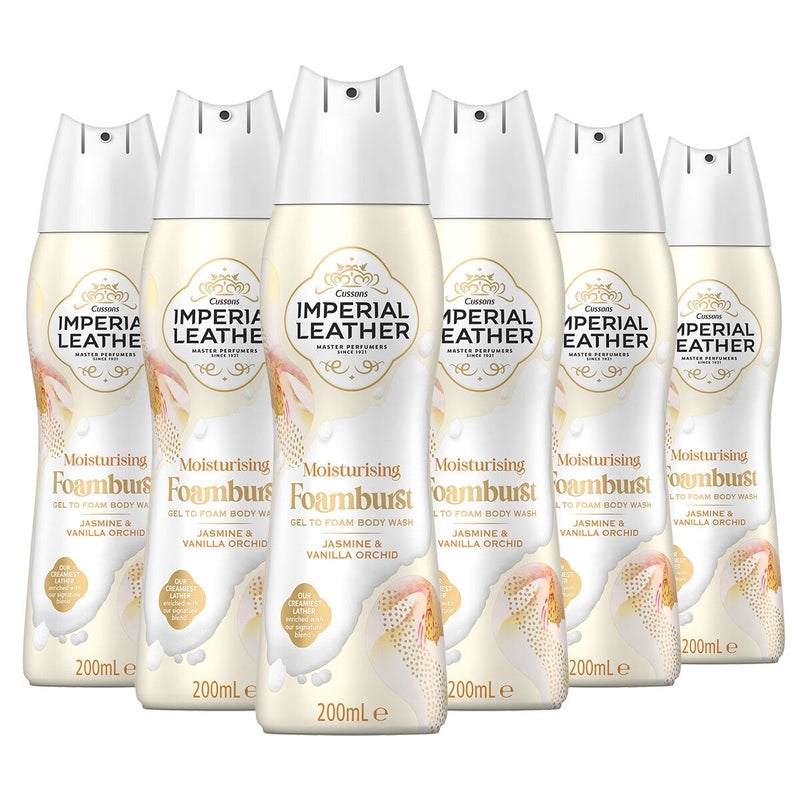 Imperial Leather shower gel energising or moisturising 6x200ml, UK version