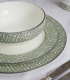O.W. London geometric maze dinner plates set of 2 26cm, imported from the UK