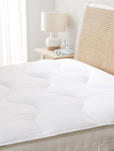 Sleep In Comfort White Dual Layer Mattress Topper