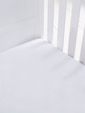 Silentnight 2 Pack White Kids Safe Nights Cot 100% Cotton Fitted Sheets