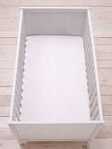 Silentnight 2 Pack White Kids Safe Nights Cot 100% Cotton Fitted Sheets