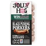 The Jolly Hog Black Pudding Porker Sausages 400g
