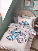 NEXT Lilo & Stitch Purple Reversible 100% Cotton Duvet Cover and Pillowcase Set