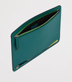 Smythson Panama Leather Multi-Zip Wallet (British brand)