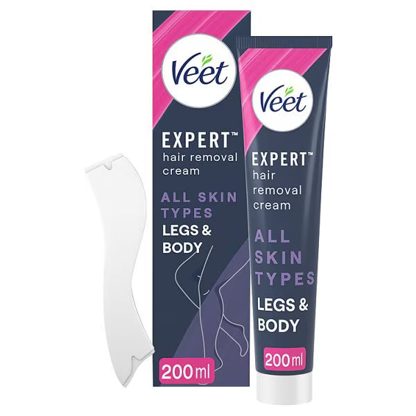 Veet Expert Hair Removal Cream Body and Legs 200ml (British brand)