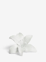 White Lily Flower Ornament Resin Sculpture 10cm