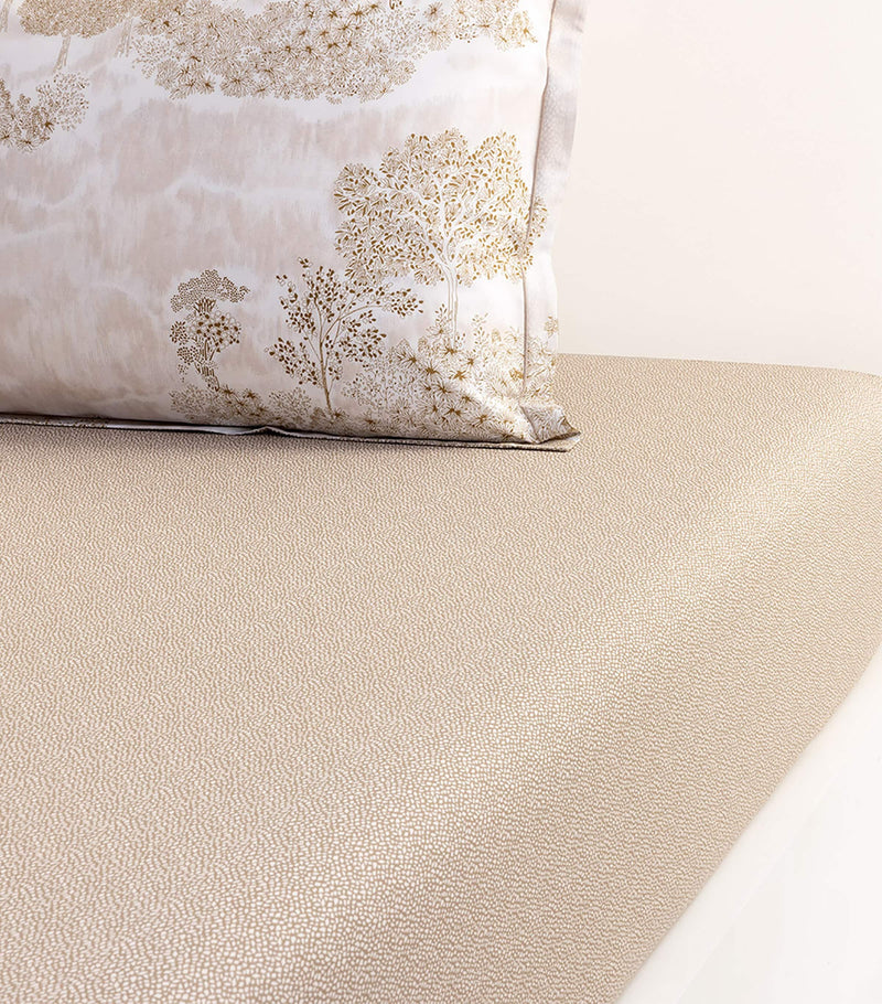 Yves Delorme Paysages fitted sheet 180x200cm, imported from the UK
