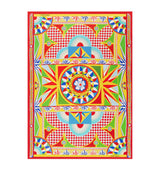 Dolce&Gabbana Casa Silk-Wool Carretto Throw 140cm x 180cm