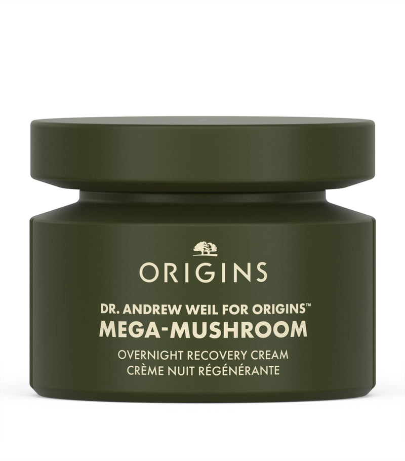 Origins Mega-Mushroom Overnight Recovery Cream 50ml, imported from the UK