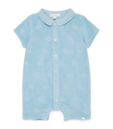 Tartine et Chocolat Towelling Jacquard Baby Playsuit for 1-18 Months