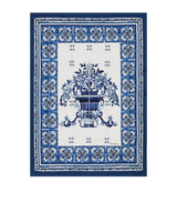 Dolce&Gabbana Casa Silk-Wool Blu Mediterraneo Throw 140cm x 180cm