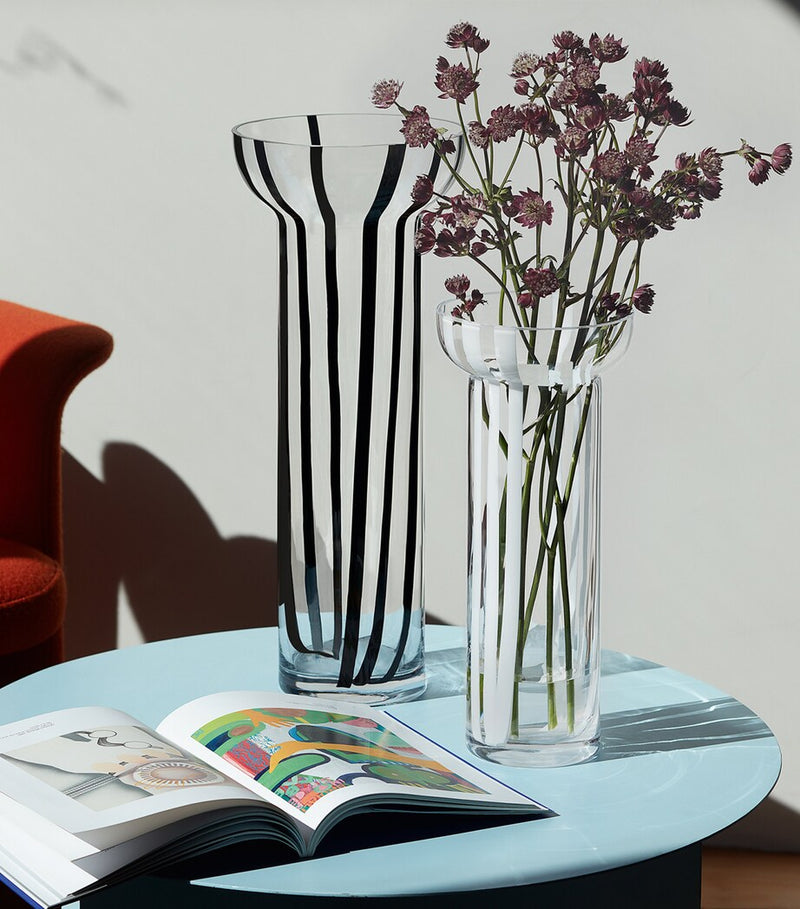 LSA International Stripe vase 31.5cm, UK version