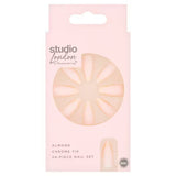 Studio London Gold Chrome Tip Almond Nails Long 24 PCS