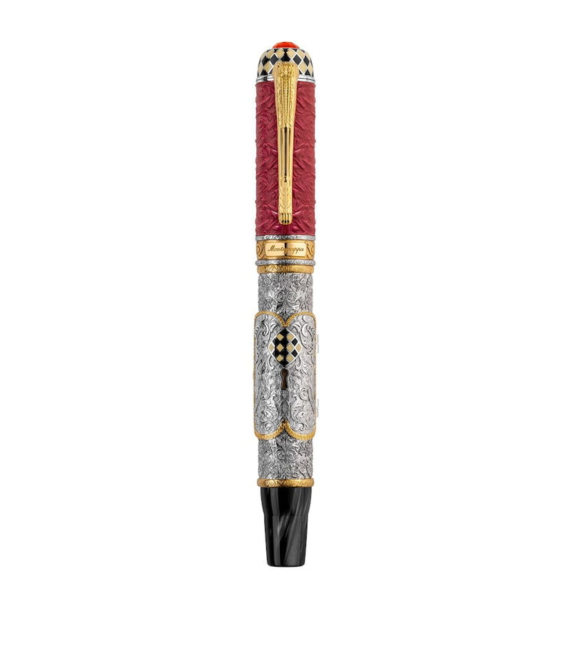 Montegrappa Sterling Silver Casanova rollerball pen, imported from the UK