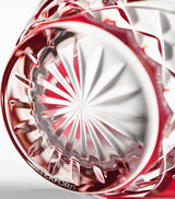 Lismore Red Crystal Votive Holder 6cm x 9.5cm