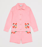 Stella McCartney Kids embroidered denim shorts for ages 3-14 years (British brand)