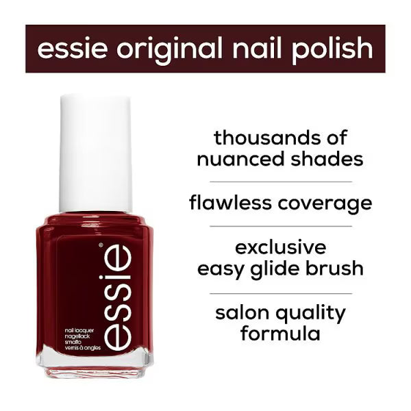 Essie Bordeaux dark red nail polish 13.5ml - British product