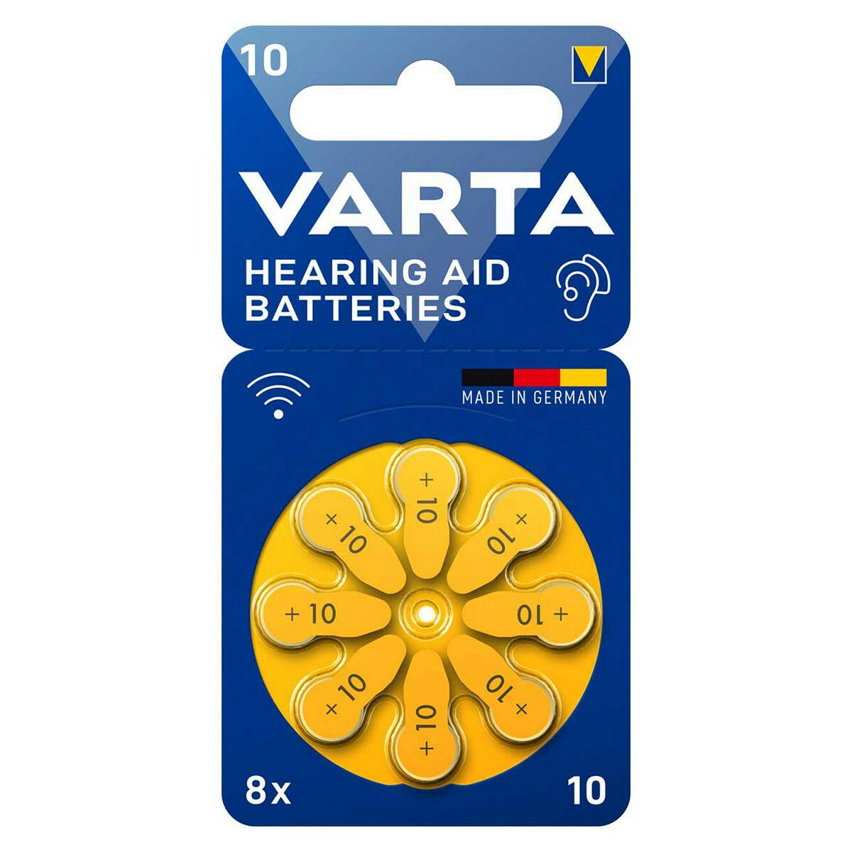 VARTA Hearing Aid Batteries 10 pack of 8 GOODS Boots