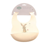 Ziggle Catch It Silicone Bib Cream Bunny Baby