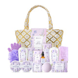 Livingandhome 15 Piece Lavender Spa Bath Gift Set